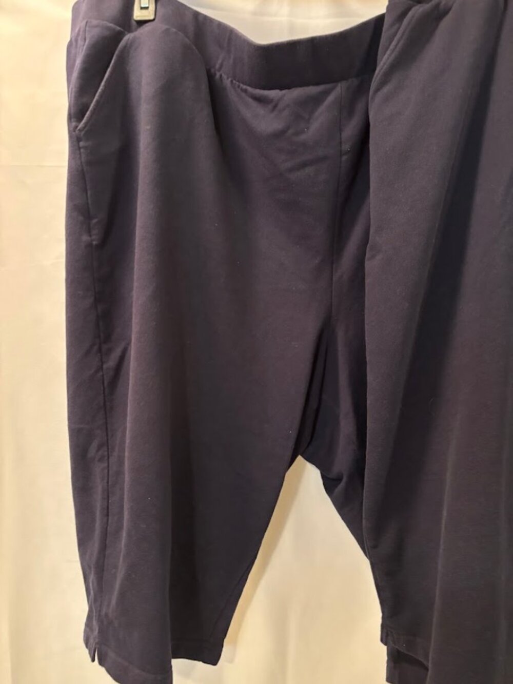 Croft & Barrow Navy Color Pull-On 2 Pants - 4X - Picture 5 of 13